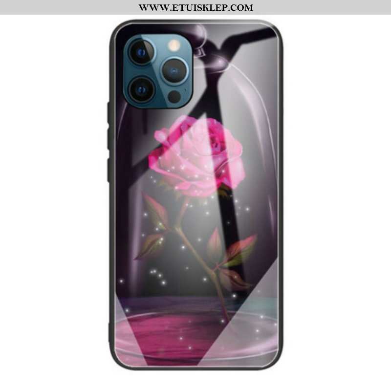 Etui do iPhone 13 Pro Max Magiczne Różowe Szkło Hartowane